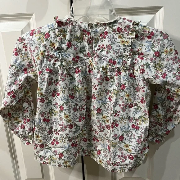 Kids Virgil kids brand long sleeve floral print shirt - Picture 3 of 4